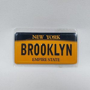 Empire State License Plate Fridge Magnet BROOKLYN